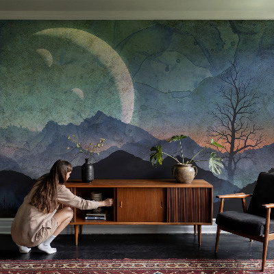 Fotobehang voor de kinderkamer Nachtlandschap