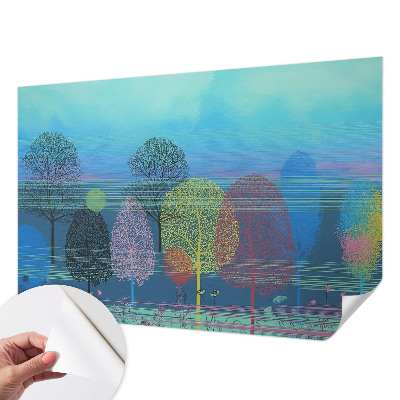 Fotobehang kinderkamer in vrolijke, kleurrijke tinten voor een harmonieuze kinderkamer