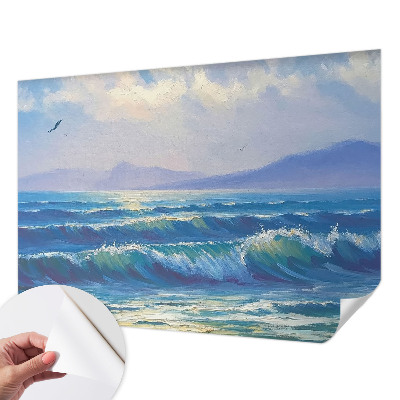 Fotobehang voor de kinderkamer Zeegolven