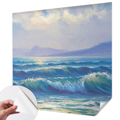 Fotobehang voor de kinderkamer Zeegolven