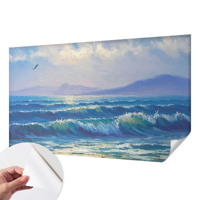 Fotobehang voor de kinderkamer Zeegolven
