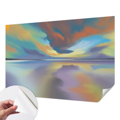 Fotobehang voor kinderkamer Regenboogzonsondergang