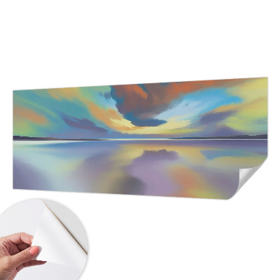Fotobehang voor kinderkamer Regenboogzonsondergang