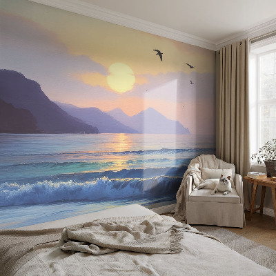 Fotobehang babykamer Zee West