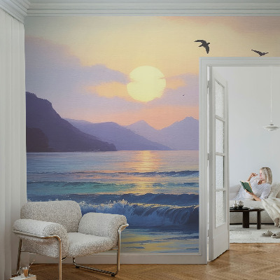 Fotobehang babykamer Zee West
