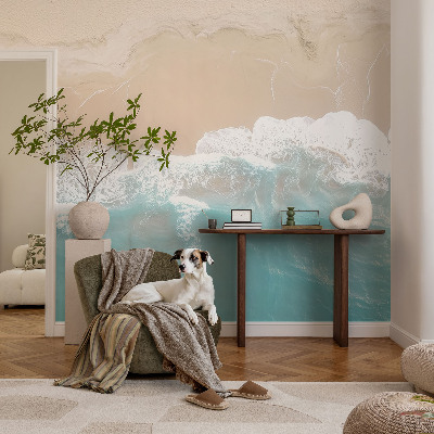 Fotobehang tienerkamer Brullende golven