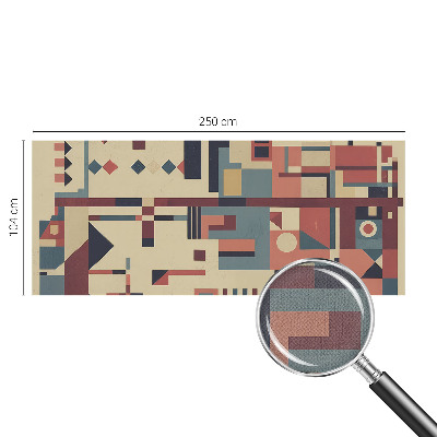Zelfklevend fotobehang met een abstracte compositie