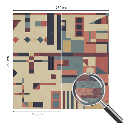 Zelfklevend fotobehang met een abstracte compositie