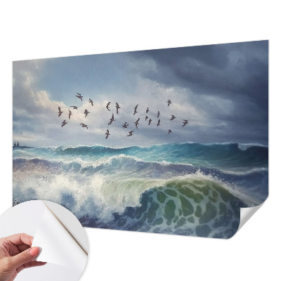 Fotobehang zelfklevend Zeegolven