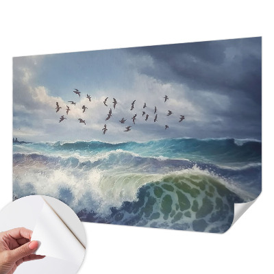 Fotobehang zelfklevend Zeegolven