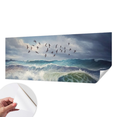Fotobehang zelfklevend Zeegolven