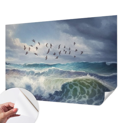 Fotobehang zelfklevend Zeegolven