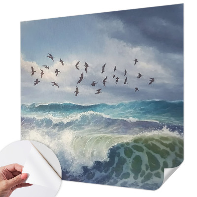 Fotobehang zelfklevend Zeegolven
