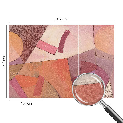 Zelfklevende behangsticker Kleurrijke vormen