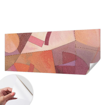 Zelfklevende behangsticker Kleurrijke vormen