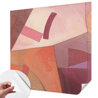 Zelfklevende behangsticker Kleurrijke vormen