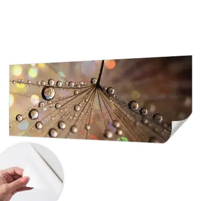 3D fotobehang met pareldruppelmotief