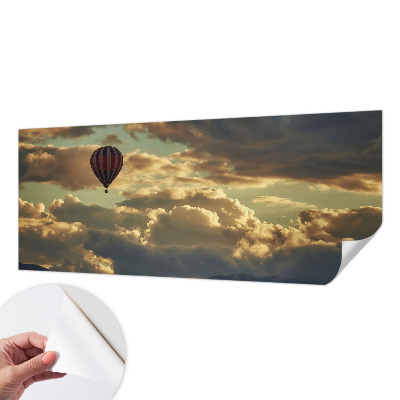 Fotobehang babykamer Ballon in de wolken