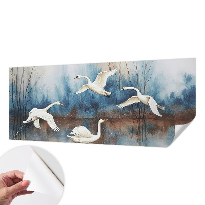 Zelfklevend fotobehang op maat Vogels in vlucht