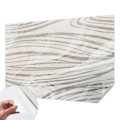 Zelfklevende behangsticker Golvende lijnen