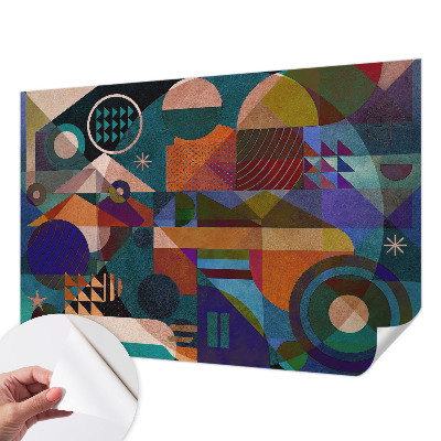 3D fotobehang Geometrische kunst