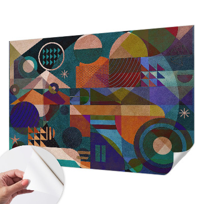 3D fotobehang Geometrische kunst