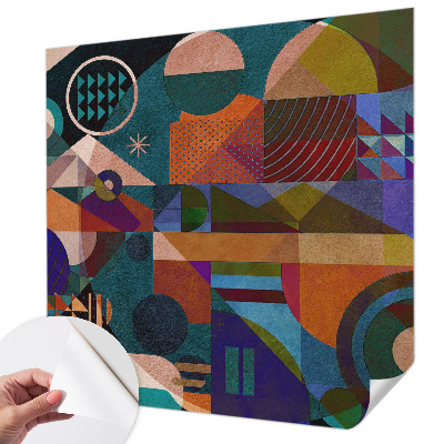 3D fotobehang Geometrische kunst