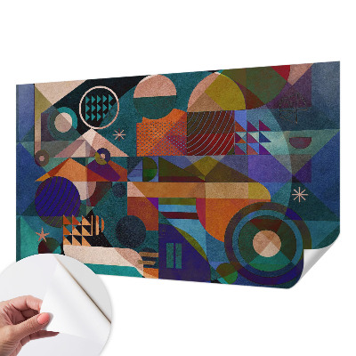 3D fotobehang Geometrische kunst