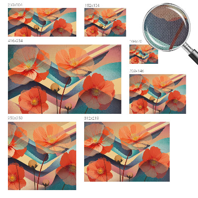 Foto behang voor de kinderkamer Bloemen van de zintuigen