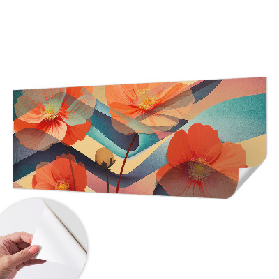 Foto behang voor de kinderkamer Bloemen van de zintuigen
