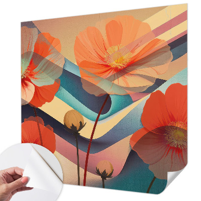 Foto behang voor de kinderkamer Bloemen van de zintuigen