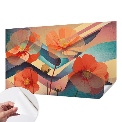 Foto behang voor de kinderkamer Bloemen van de zintuigen