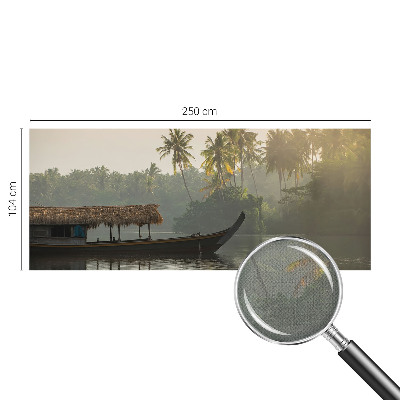 Fotobehang tienerkamer met tropisch paradijs-motief