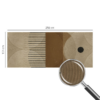Fotobehang babykamer met een geometrisch harmoniepatroon
