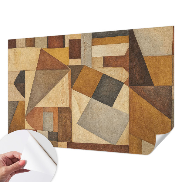 Fotobehang zelfklevend met een geometrische abstracte print