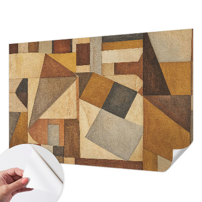 Fotobehang zelfklevend met een geometrische abstracte print