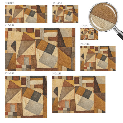 Fotobehang zelfklevend met een geometrische abstracte print