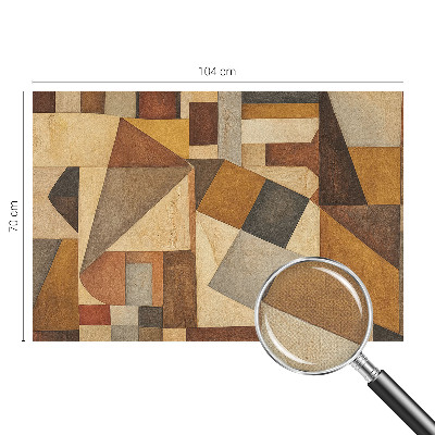 Fotobehang zelfklevend met een geometrische abstracte print