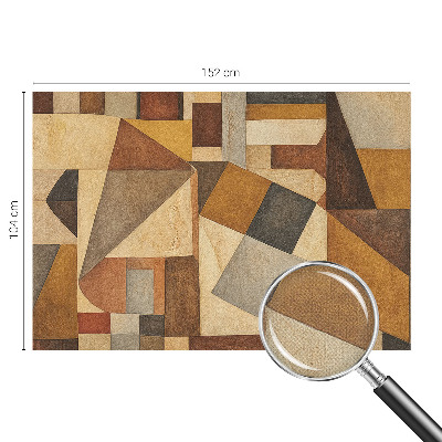 Fotobehang zelfklevend met een geometrische abstracte print