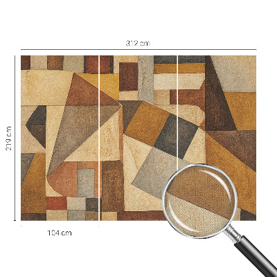 Fotobehang zelfklevend met een geometrische abstracte print
