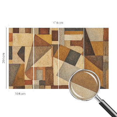 Fotobehang zelfklevend met een geometrische abstracte print