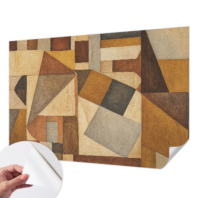 Fotobehang zelfklevend met een geometrische abstracte print