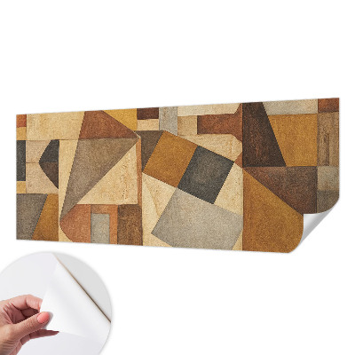 Fotobehang zelfklevend met een geometrische abstracte print