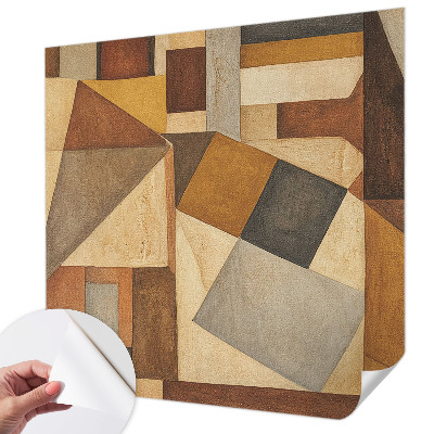 Fotobehang zelfklevend met een geometrische abstracte print