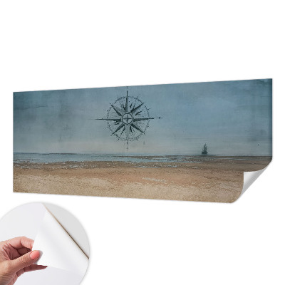 Zelfklevend fotobehang op maat Maritieme avonturen
