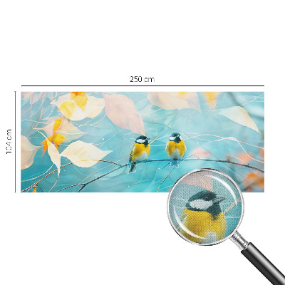 3D fotobehang Lente vogels