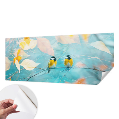 3D fotobehang Lente vogels