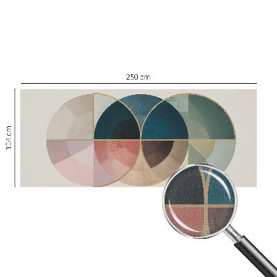 Foto behang voor de kinderkamer met een geometrisch elegant motief