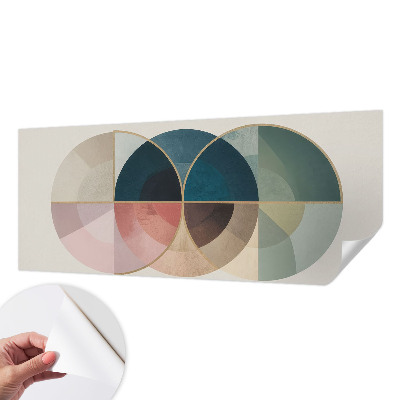 Foto behang voor de kinderkamer met een geometrisch elegant motief