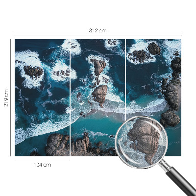 Fotobehang babykamer Oceaangolven